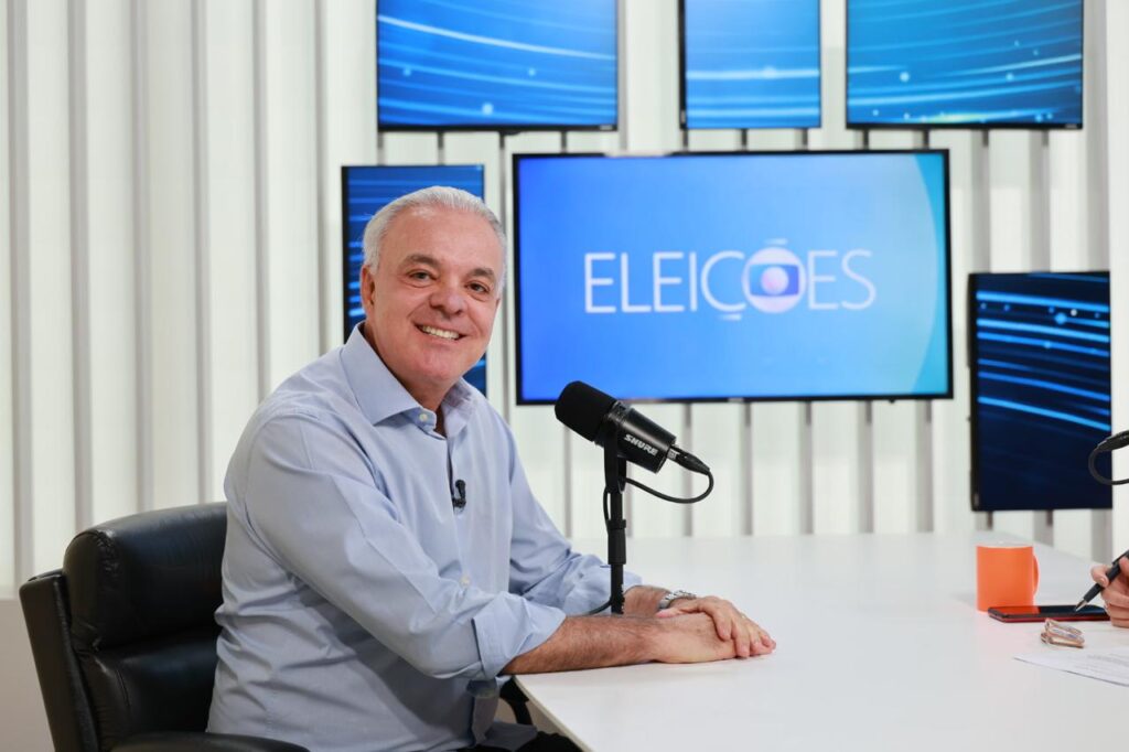 Em sabatina da TV Integração, candidato Paulo Sérgio destaca suas ações e propostas para continuar trabalhando por Uberlândia